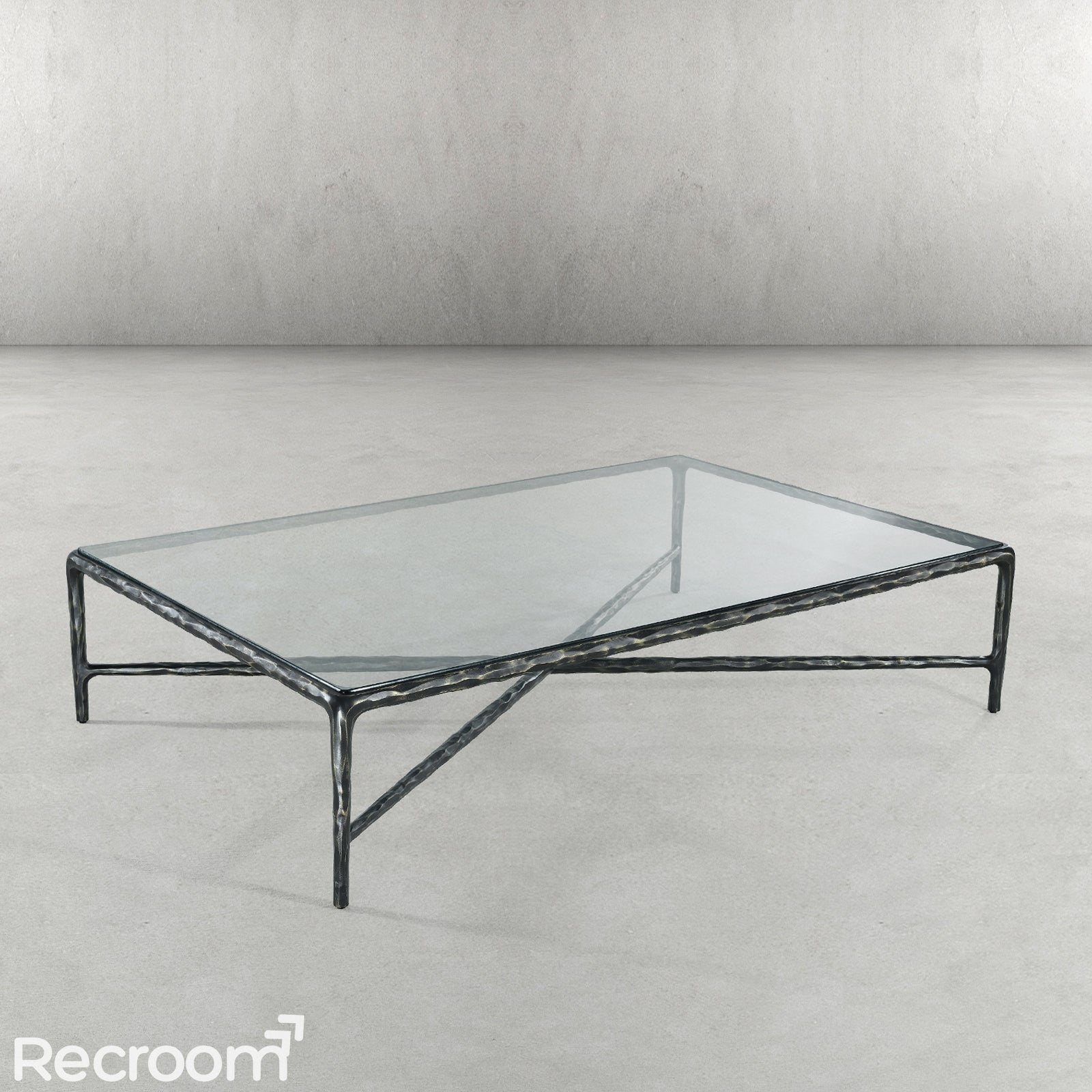 Thaddeo Glass Square Coffee Table - Zonesus