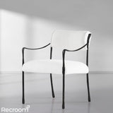 Thaddeo Retro Copper Iron Frame Dining Chair - Zonesus