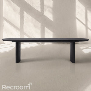 Radva Extendable Oval Dining Table - Zonesus