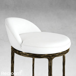 Thaddeo Fabric Swivel Bar & Counter Stool - Zonesus