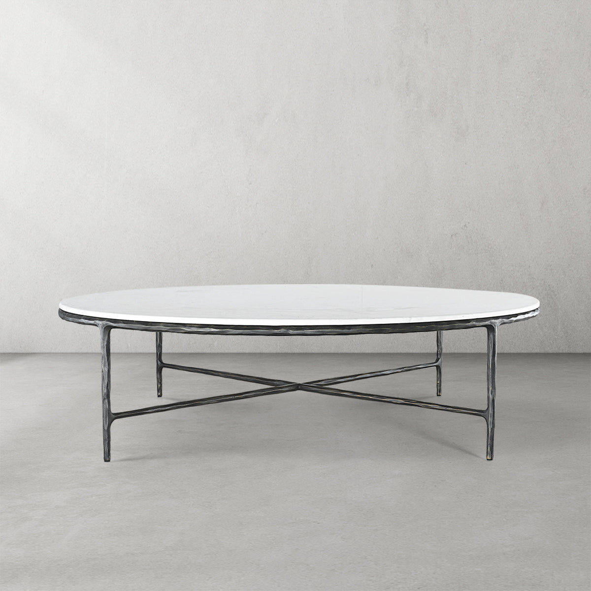 Thaddeo Marble Round Coffee Table - Zonesus
