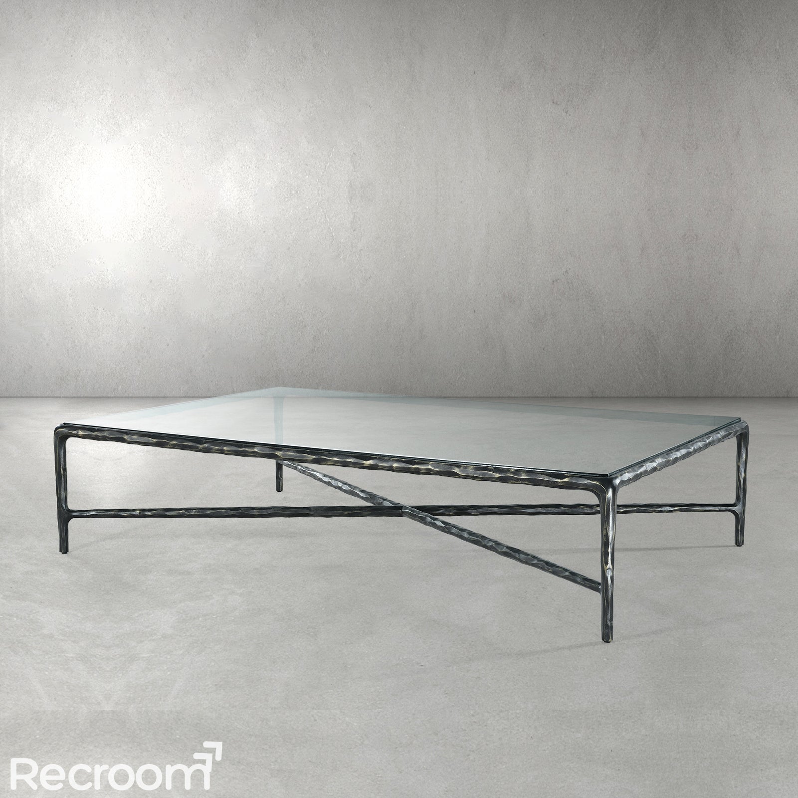 Thaddeo Glass Square Coffee Table - Zonesus