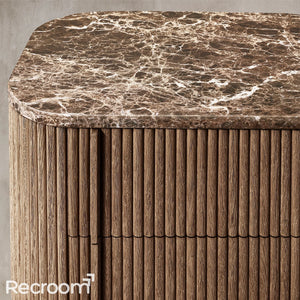 Muelholland Emperador Closed Nightstand - Zonesus