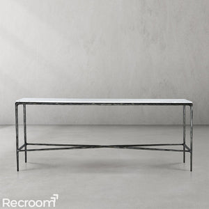 Thaddeo Marble Console Table - Zonesus