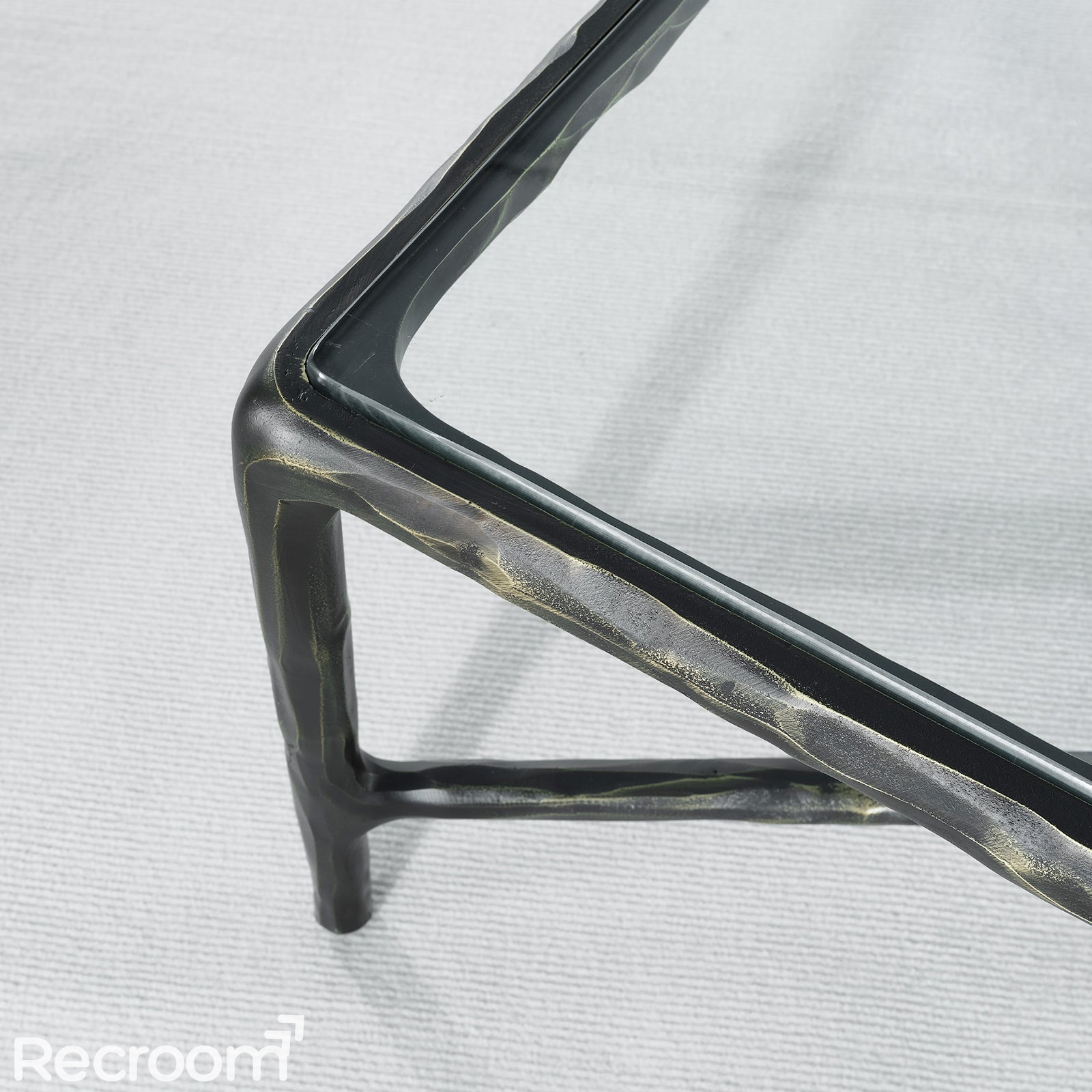 Thaddeo Glass Square Coffee Table - Zonesus