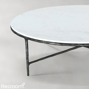 Thaddeo Marble Round Coffee Table - Zonesus
