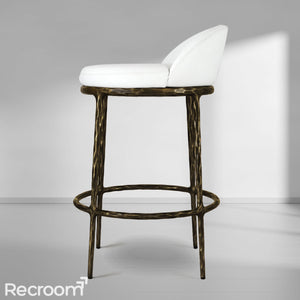 Thaddeo Fabric Swivel Bar & Counter Stool - Zonesus