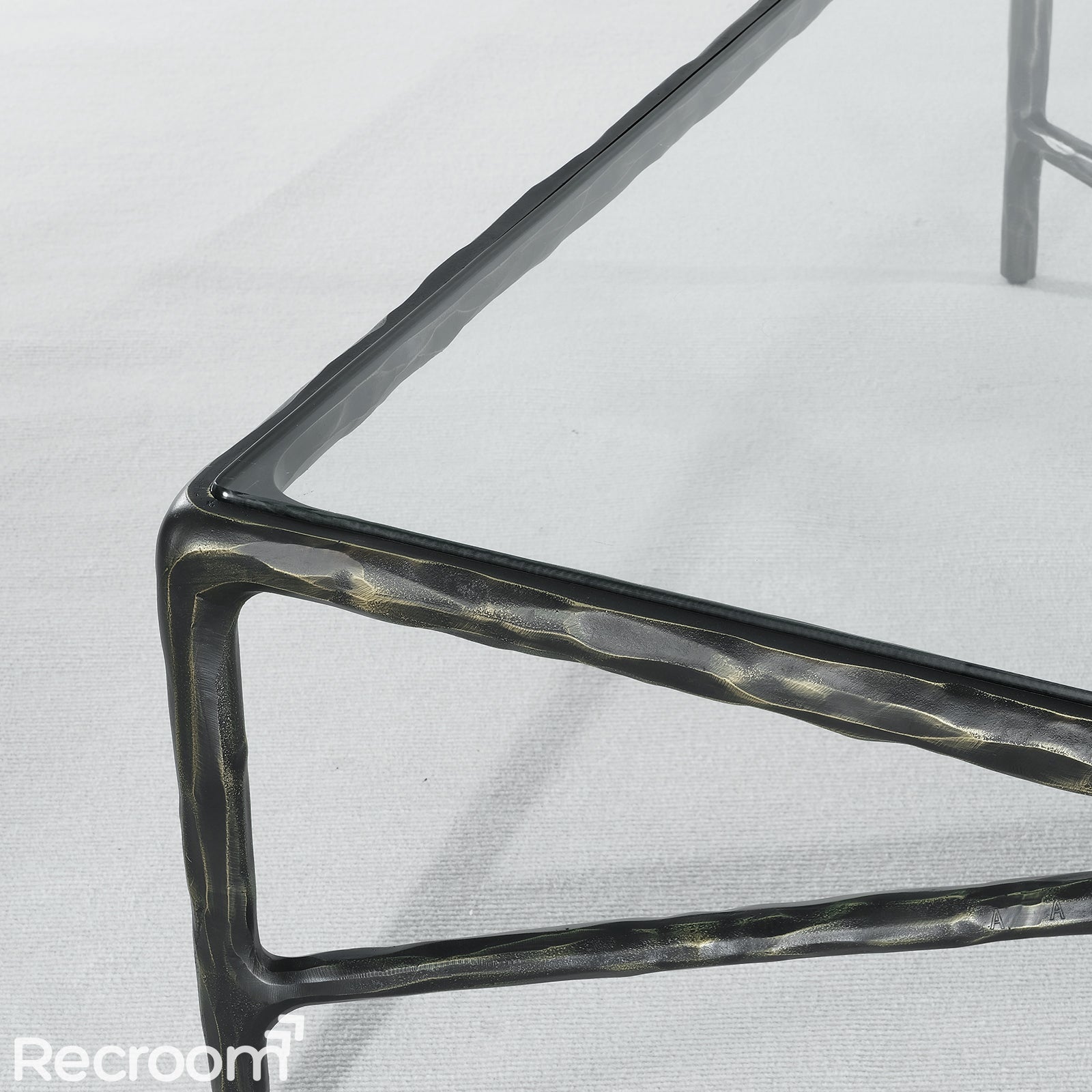 Thaddeo Glass Square Coffee Table - Zonesus
