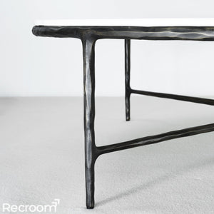 Thaddeo Marble Round Coffee Table - Zonesus