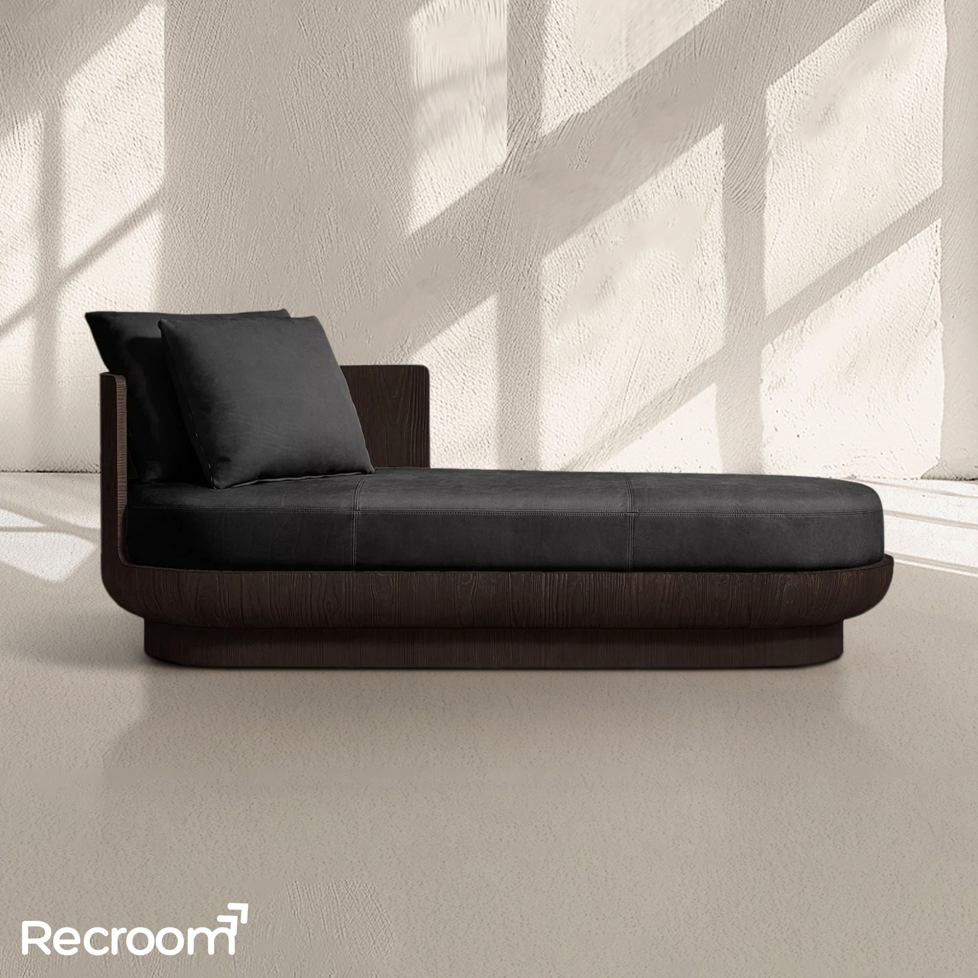 Cira Leather Left-Arm Daybed - Zonesus