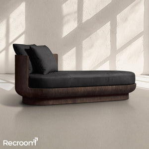 Cira Leather Left-Arm Daybed - Zonesus