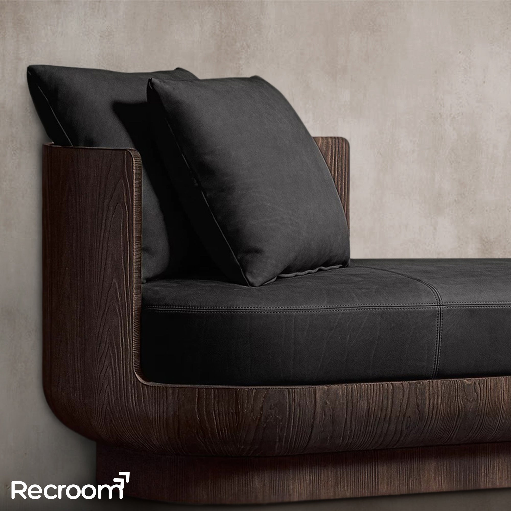 Cira Leather Left-Arm Daybed - Zonesus
