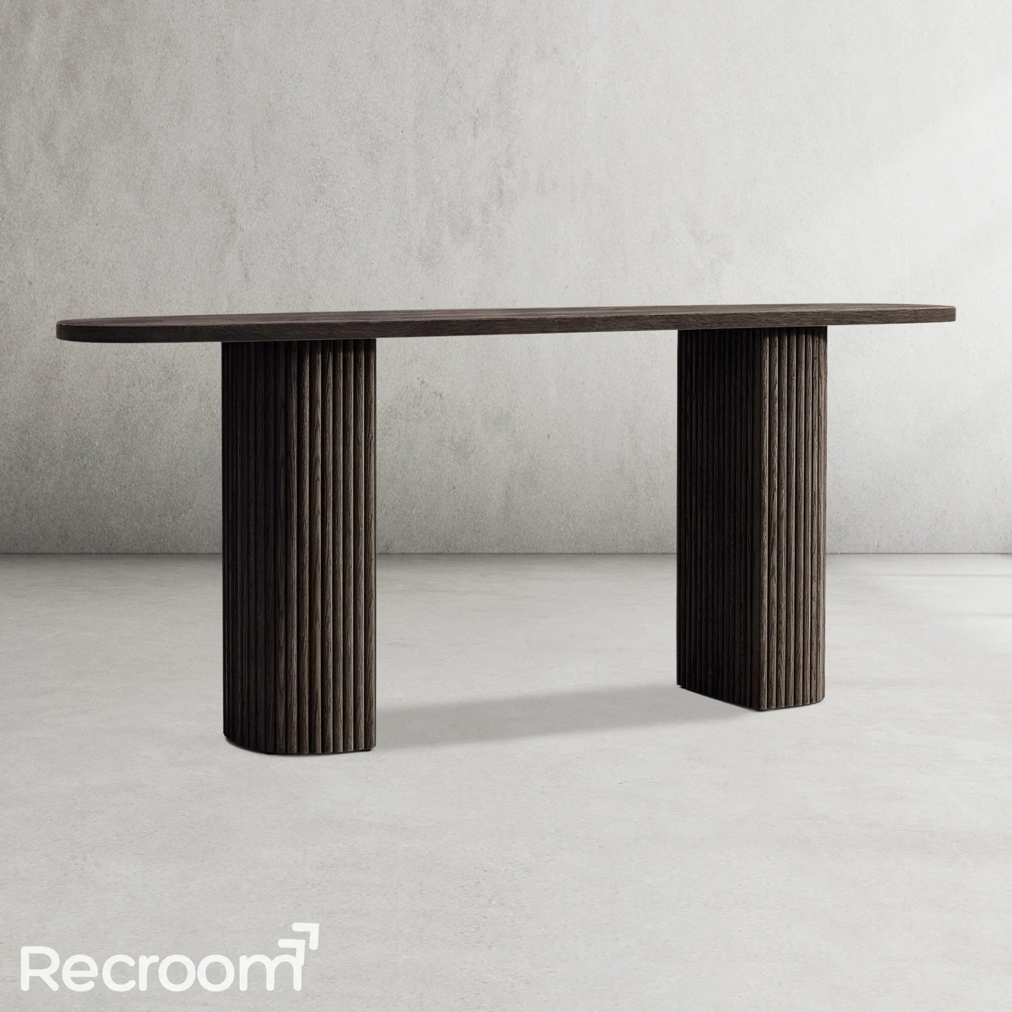 Muelho Plank Wood Console Table - Zonesus