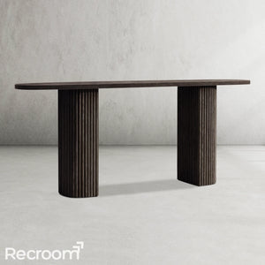 Muelho Plank Wood Console Table - Zonesus