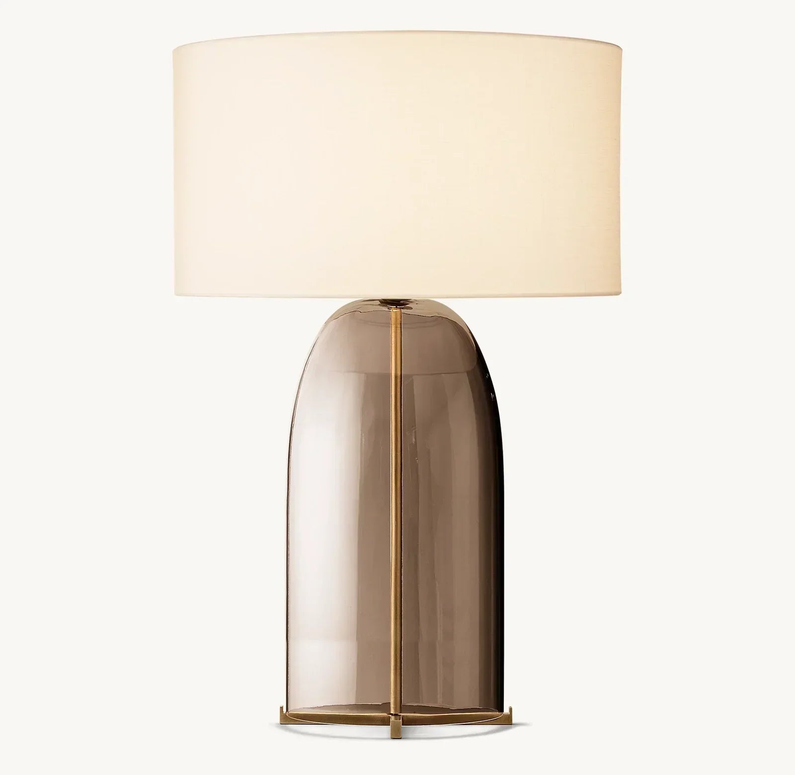 Bloomy Amber Glass Table Lamp - Zonesus
