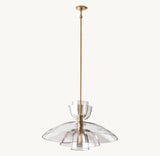 Bloomy Clear Glass Cloche Grand Pendant - Zonesus