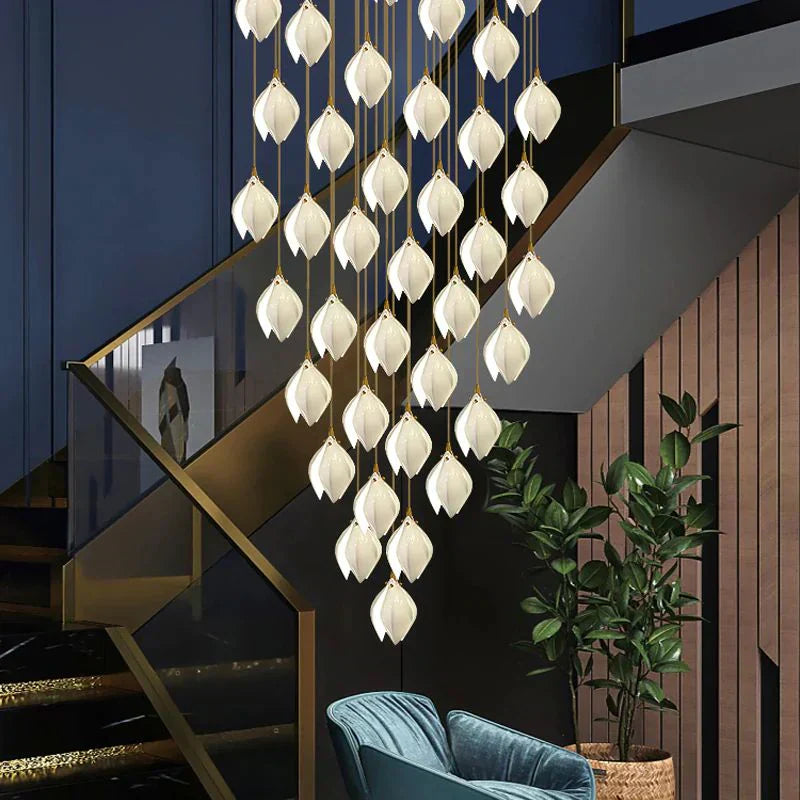 Bloom Ceramic Chandelier Light - Zonesus