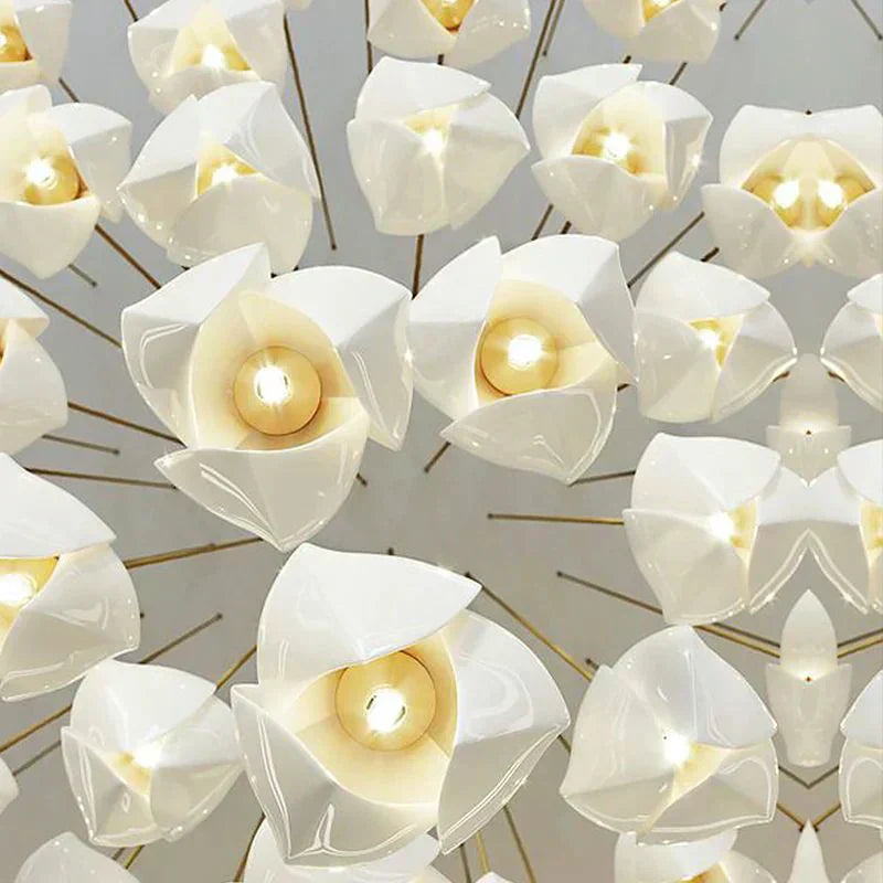 Bloom Ceramic Chandelier Light - Zonesus