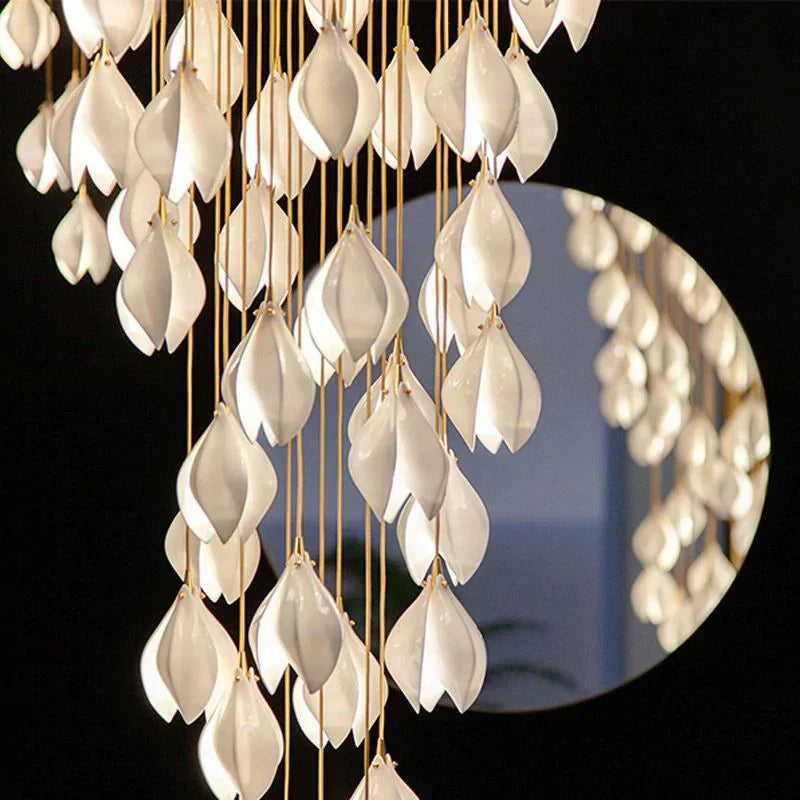 Bloom Ceramic Chandelier Light - Zonesus
