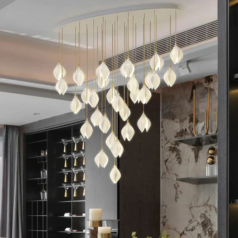 Bloom Ceramic Chandelier Light - Zonesus