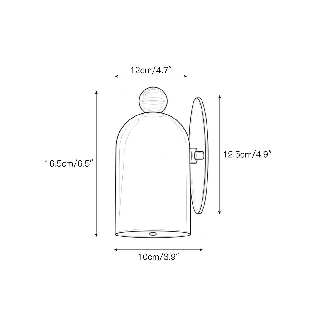 Bombelles Alabaster Wall Lamp - Zonesus