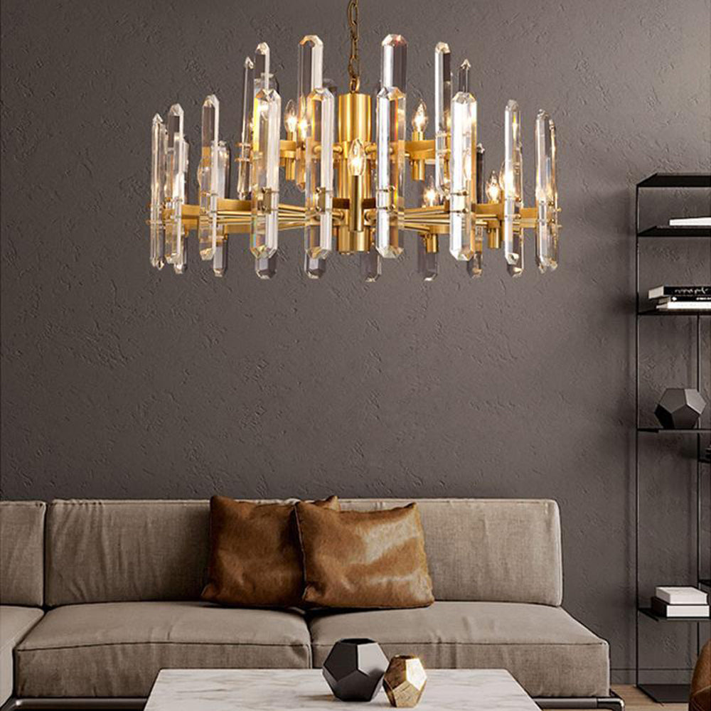 Bonington Round Chandelier 24" - Zonesus