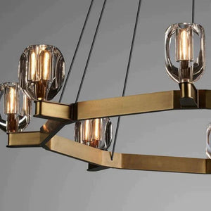 Brenner Contemporary Circular Living Room Chandelier - Zonesus