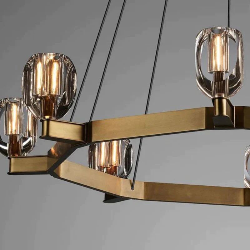 Brenner Contemporary Circular Living Room Chandelier - Zonesus