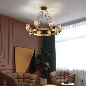 Brenner Contemporary Circular Living Room Chandelier - Zonesus