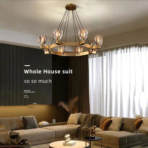 Brenner Contemporary Circular Living Room Chandelier - Zonesus