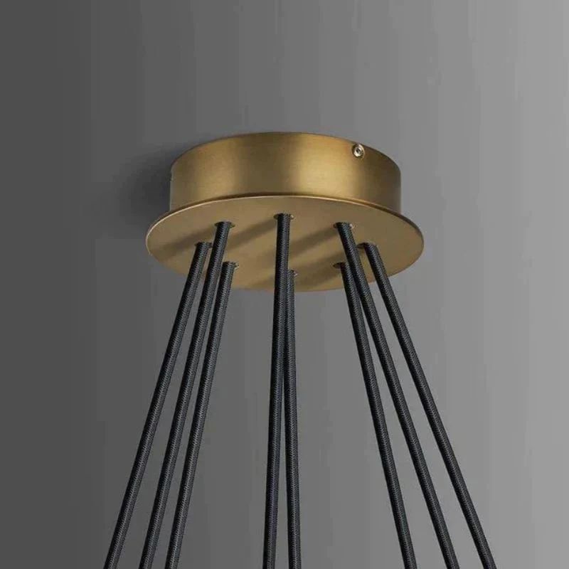 Brenner Contemporary Circular Living Room Chandelier - Zonesus