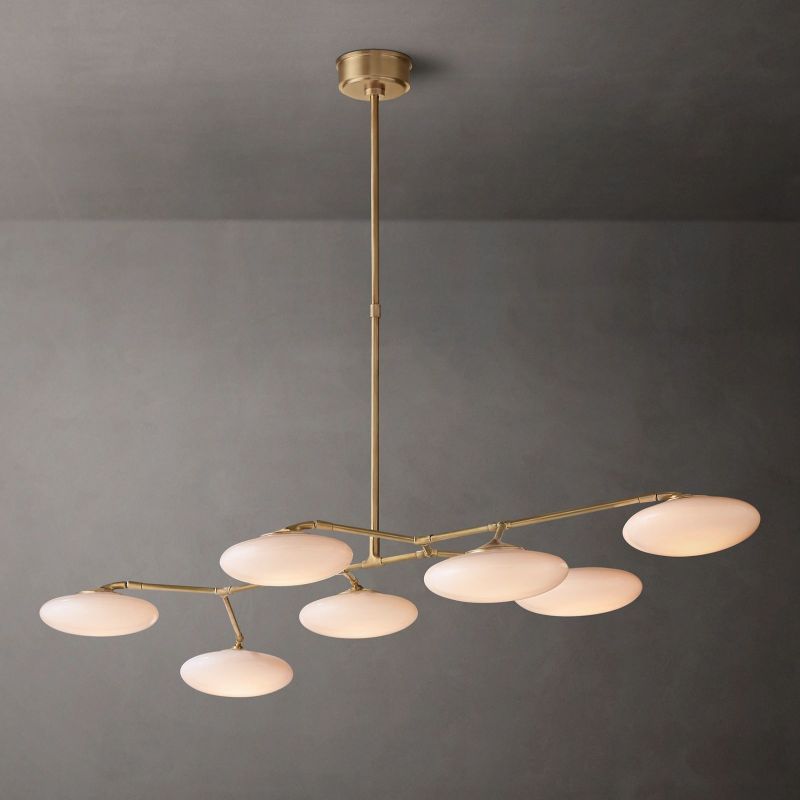 Brindille Linear Dining Room Chandelier 61" - Zonesus