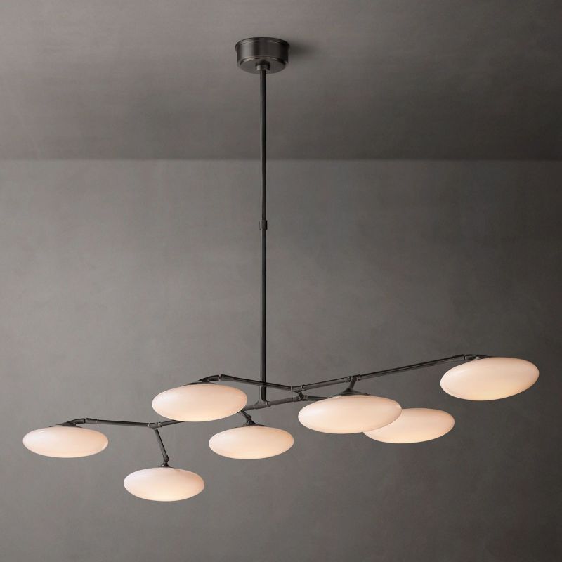 Brindille Linear Dining Room Chandelier 61" - Zonesus