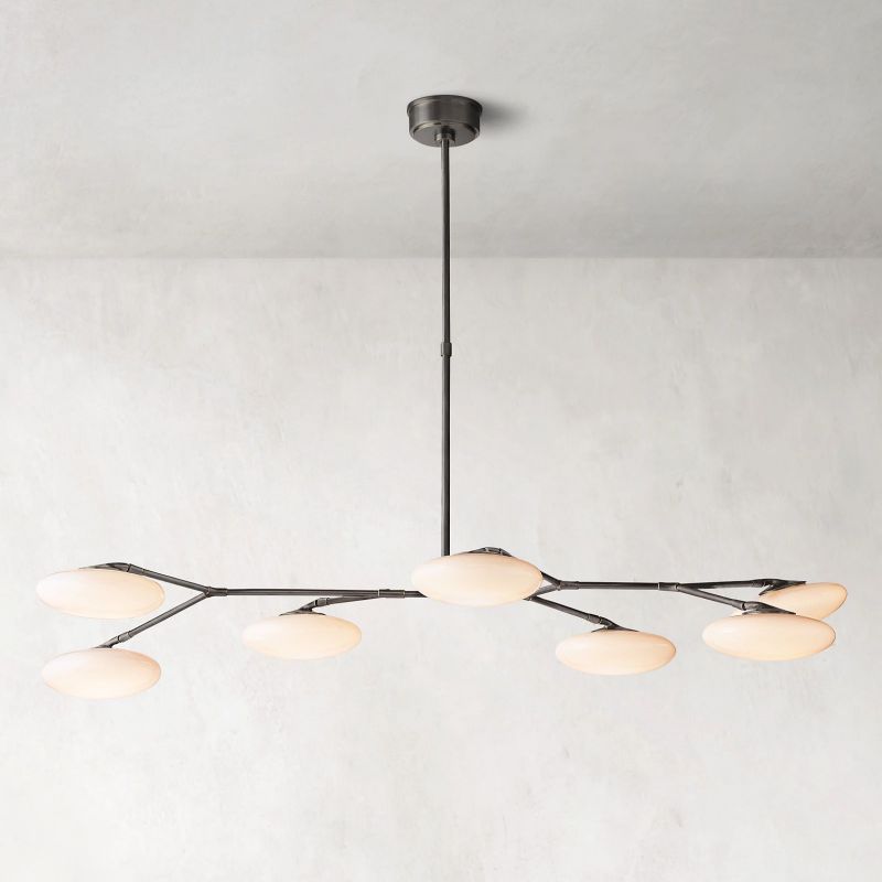 Brindille Linear Dining Room Chandelier 61" - Zonesus
