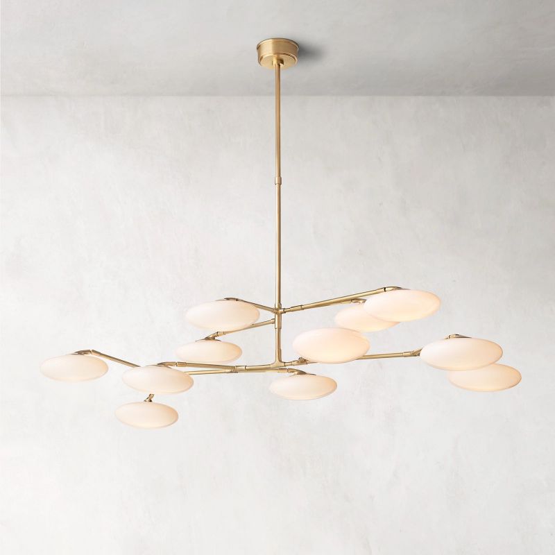 Brindille Linear Dining Room Chandelier 65" - Zonesus