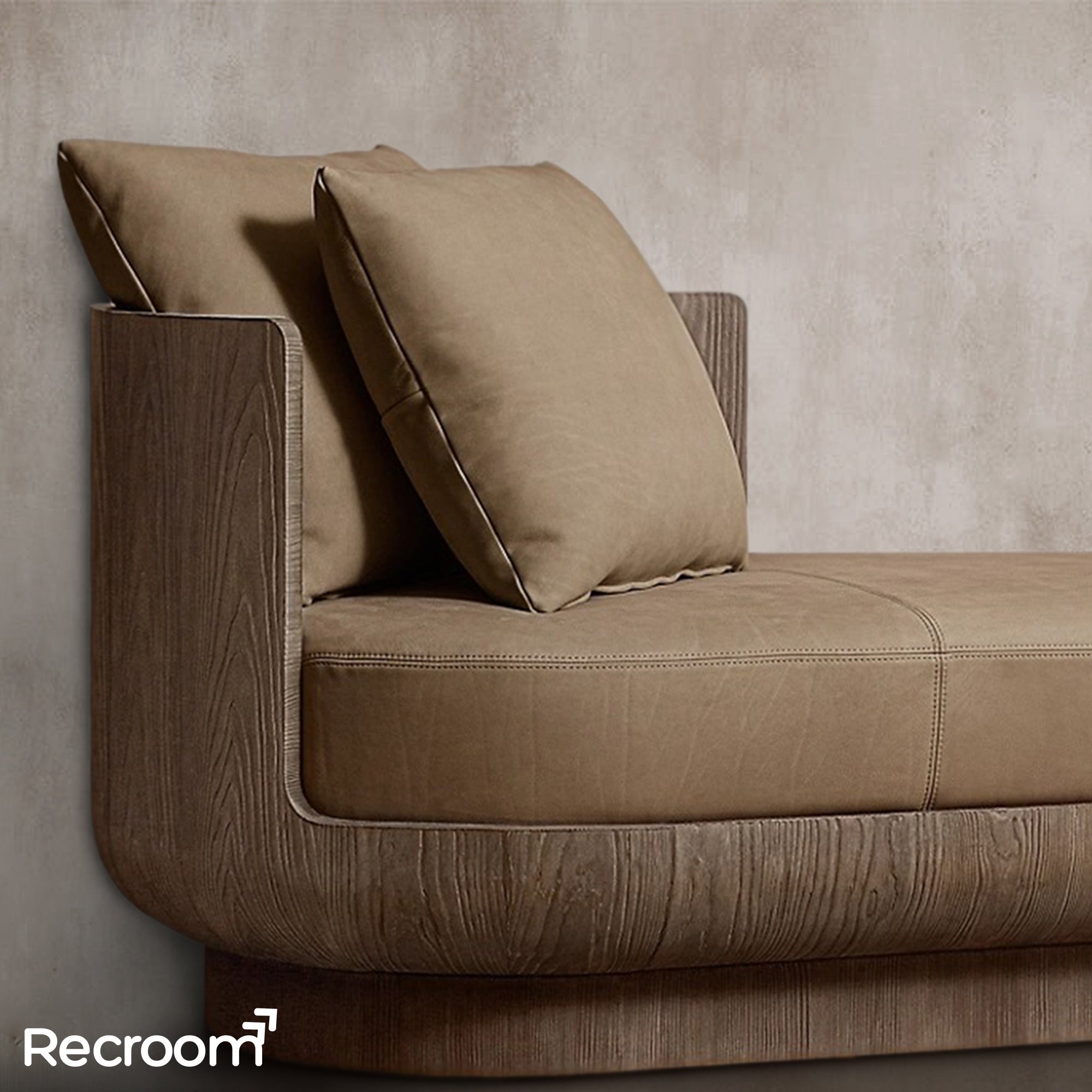 Cira Leather Left-Arm Daybed - Zonesus
