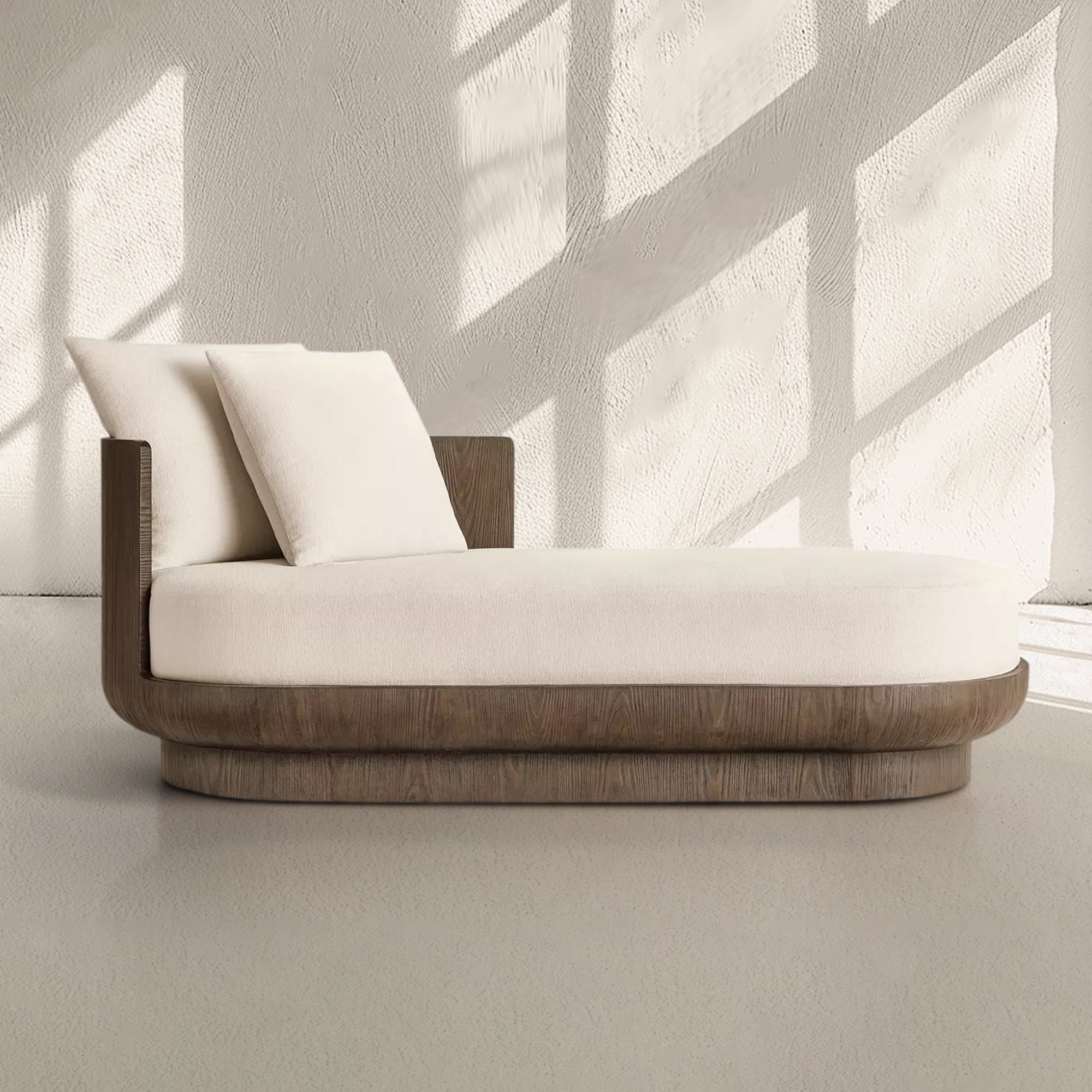 Cira Fabric Left-Arm Daybed - Zonesus