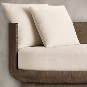 Cira Fabric Left-Arm Daybed - Zonesus