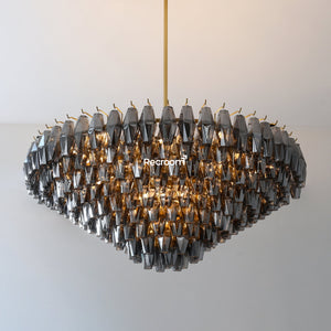 Chia Round Tired Chandelier 47" - Zonesus