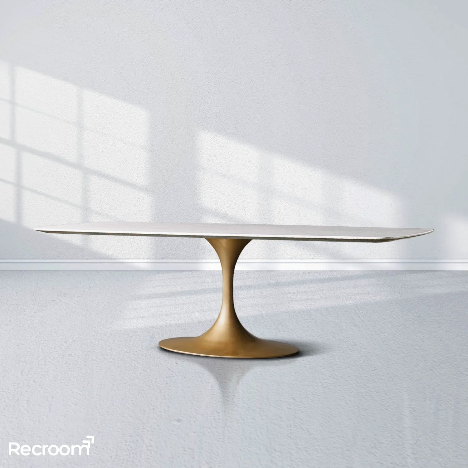 San Germani Stone Dining Table with Launette Base - Zonesus