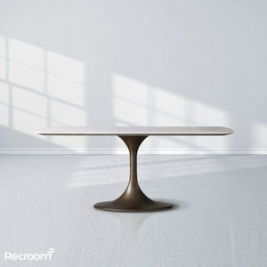 San Germani Stone Dining Table with Launette Base - Zonesus