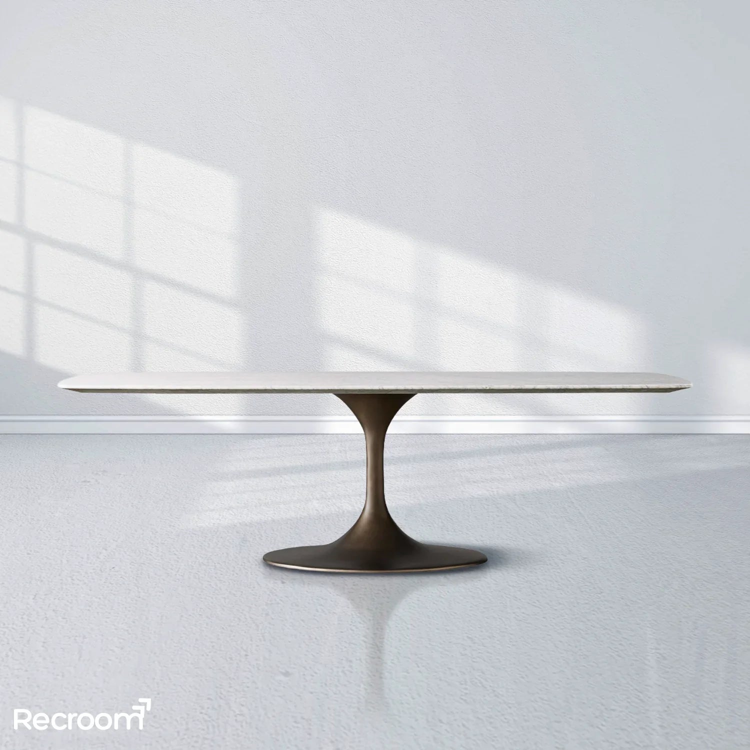 San Germani Stone Dining Table with Launette Base - Zonesus