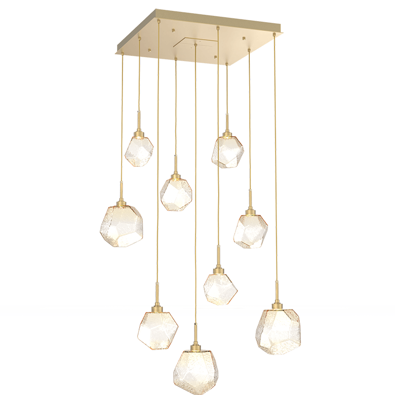 Art Twisted Square Chandelier - Zonesus