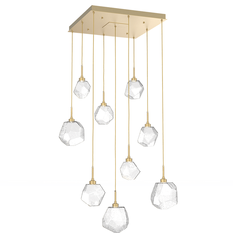 Art Twisted Square Chandelier - Zonesus