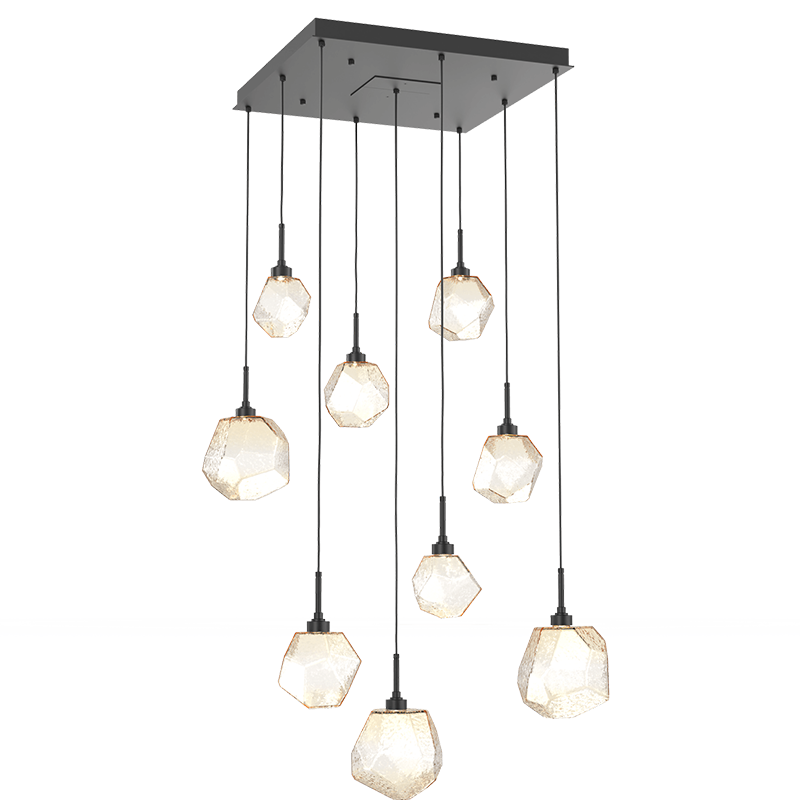 Art Twisted Square Chandelier - Zonesus