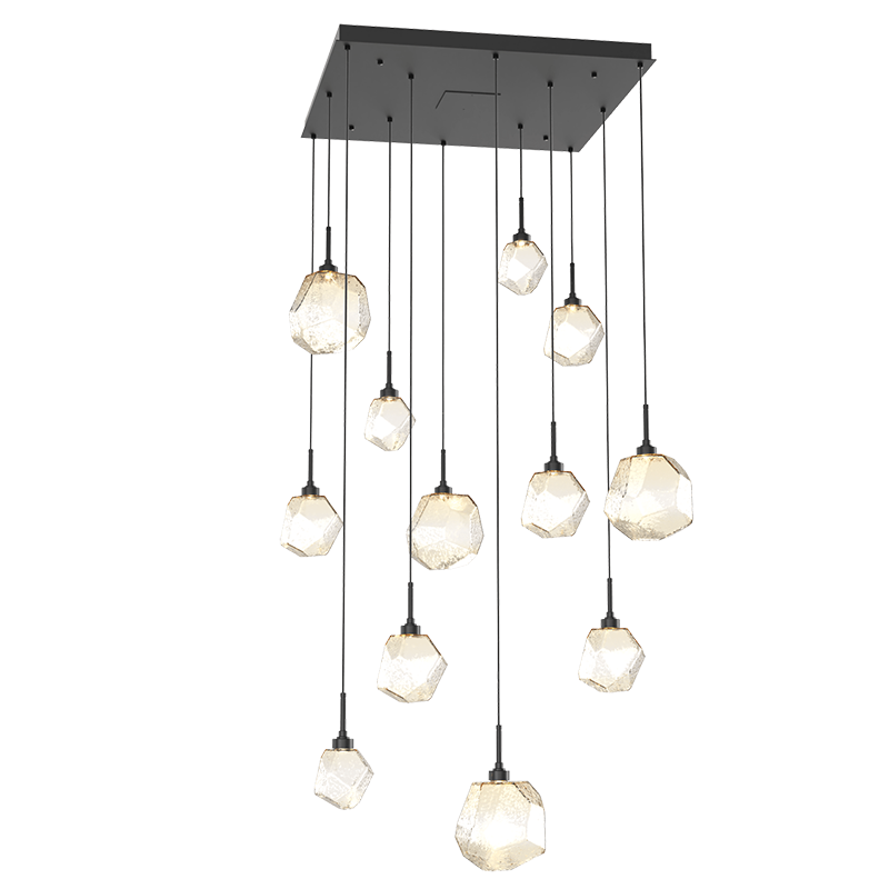 Art Twisted Square Chandelier - Zonesus