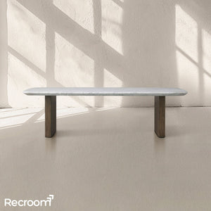 San Germani Stone Coffee Table with Clement Base - Zonesus