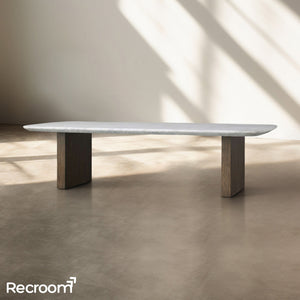 San Germani Stone Coffee Table with Clement Base - Zonesus
