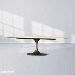 San Germani Stone Dining Table with Launette Base - Zonesus