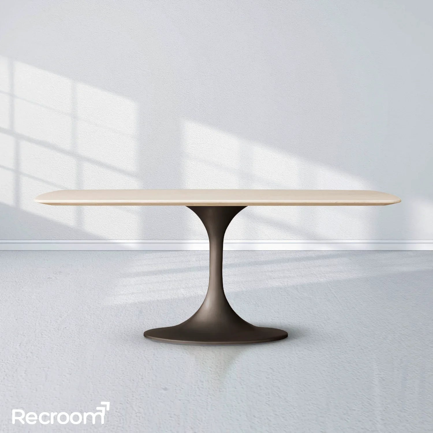 San Germani Stone Dining Table with Launette Base - Zonesus
